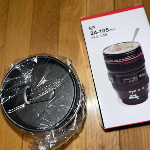 Black Stainless Steel Camera Lens Coffee Mug *BRAND NEW* - Picture 4 of 4